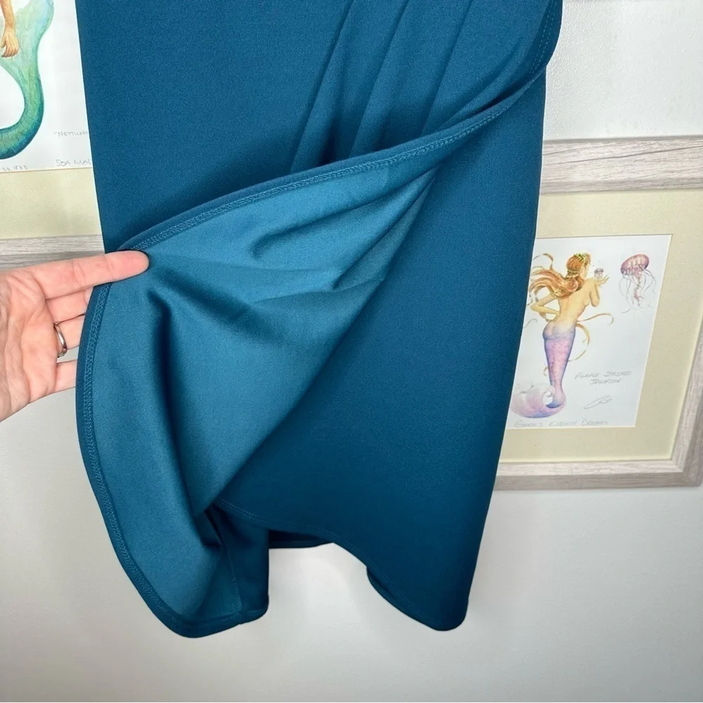 Lulus New Teal Blue Forever Your Girl Bodycon Sleeveless Mini Dress Women’s M - Picture 5 of 9